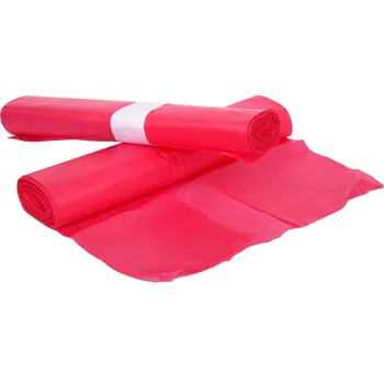 Pytle na odpadky Pytel LDPE 70x110cm, 30mi, 120l, 25ks/rol, červený, cena za roli