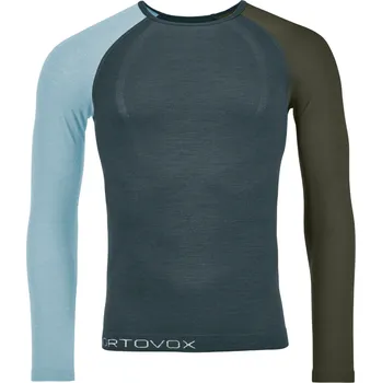 Pánské oblečení Pánské triko Ortovox 120 Comp Light Long Sleeve M Velikost: XL / Barva: šedá