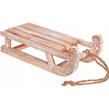 Obraz Dřevěné sáňky 30 cm