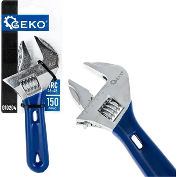 Klíč Nastavitelný švédský klíč 150 mm, krátký, 0–36 mm - GEKO 0.320 Kg HOBY Sklad3 G10204 (0.320 Kg HOBY Sklad3 G10204)