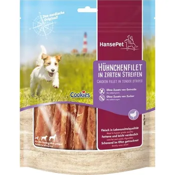 Pamlsek pro psa Hansepet Pamlsky Pásky s kuřecím masem 200g