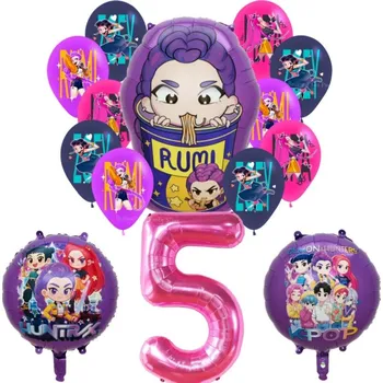 Party dekorace Narozeninová dekorace Rumi | Kpop Demon Hunters 5