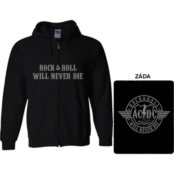 Pánská mikina AC/DC - mikina s kapucí a zipem 10