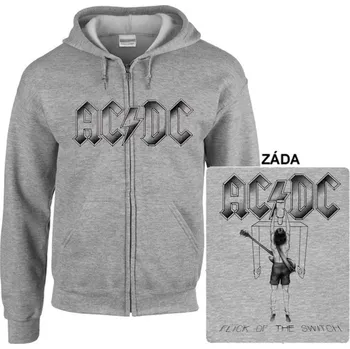Pánská mikina AC/DC - mikina s kapucí a zipem 13
