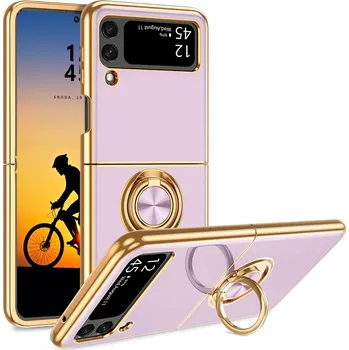 Pouzdro na mobilní telefon Zadní Kryt MBM pro Samsung Galaxy Z Flip4 fialový