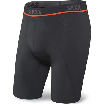 Rybářské oblečení boxers SAXX KINETIC HD LONG LEG black - XXL