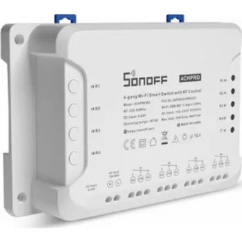vypínač a zásuvka SONOFF 4CH PRO R3, eWeLink Prepínač 4 kanálový