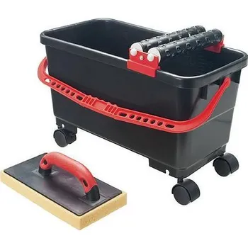 Sada nářadí STREND PRO Souprava pro obkladače, sada, vědro na kolečkách 24 L, 2x váleček, hladítko 2.4 Kg NÁŘADÍ Sklad2 TR2160780 (2.4 Kg NÁŘADÍ Sklad2 TR2160780)