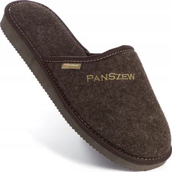Pánské pantofle Papuče Filcové Bačkory Teplé Vlněné Pantofle Nazouváky Bačkory hnědá 45