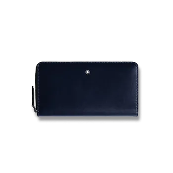 Peněženka Montblanc Meisterstück Soft Zip 12 cc, modrá