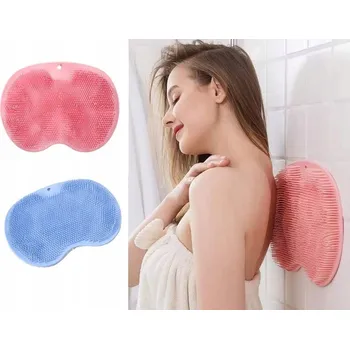 Koupelový kartáč MYCÍ HOUBA do koupele MASÁŽNÍ PŘÍSTROJ na tělo silikonový kartáč mycí protiskluzový