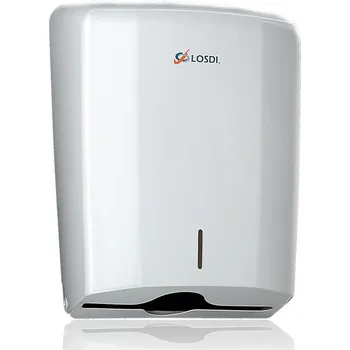 Zásobník na papírové ručníky Zásobník papírových ručníků ZZ LOSDI, plast bílý, CP-0106-B-L