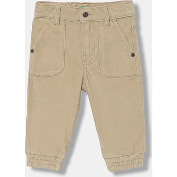 Dětské kalhoty United Colors of Benetton 4AD5GE021.P.reproposed béžová 80X, vel. 110