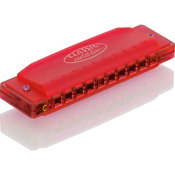 Foukací harmonika Classic Cantabile FBH-10 RD