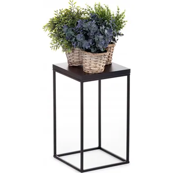 Stojan na květiny Květinový stojan CHARR I 40 cm černý