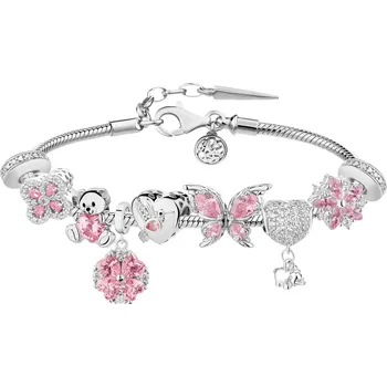 Náramek Stříbrný náramek Beads - sada - nekonečno - AP93-0461