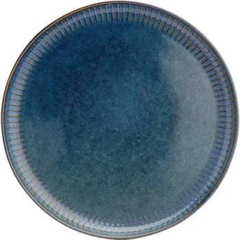 Talíř Altom Porcelánový mělký talíř Reactive Stripes modrá, 26 cm
