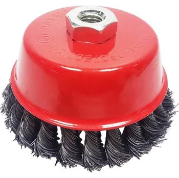 Příslušenství k brusce Kotouč copánkový - hrnkový 125mm M14 MAR-POL 0.565 Kg HOBY Sklad3 M06920 (0.565 Kg HOBY Sklad3 M06920)