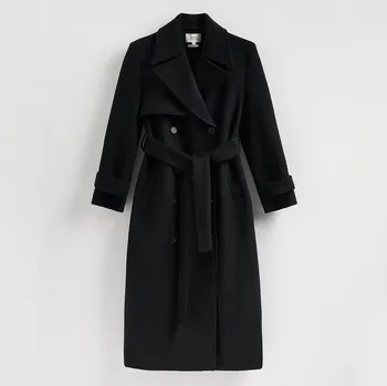 Dámský kabát Reserved - Kabát ze směsi vlny - černý - 478GX-99X - 478GX-99X-XS