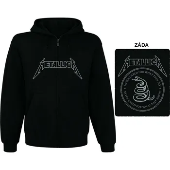 Pánská mikina Metallica - mikina s kapucí a zipem 3