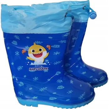 Dívčí holínky Dětské holínky EplusM Baby Shark velikost 31-32