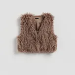 Reserved - Dívčí vesta - hnědá - 714FD-88X - 714FD-88X-M_L