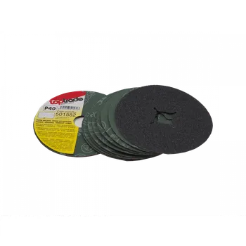 Brusný papír papír brusný, výsek vulkanfíbr, SiC, křížový výřez, zr. 40, O 150 mm, sada 10 ks 0.33 Kg TOP Sklad4 501589 (0.33 Kg TOP Sklad4 501589)