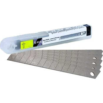 Pracovní nůž Náhradní břity pro ulamovací nože, šíře 9 mm, 5 kusů, Festa 0.026 Kg NÁŘADÍ Sklad2 16060 (0.026 Kg NÁŘADÍ Sklad2 16060)