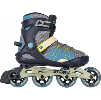 Kolečkové brusle Kolečkové Brusle Univerzální Inline STORY Trust Vanilla Blue 41