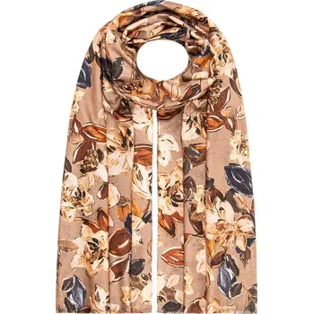 Šála Dámský hřejivý šál hnědý 7200816-4