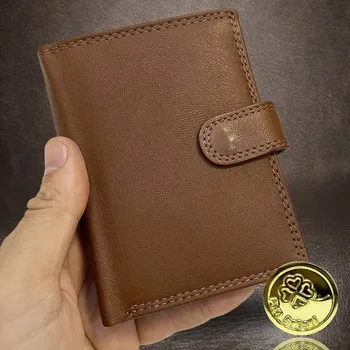 Peněženka Vlastní originál? Umíme, monogram v ceně kožené peněženky Vyberte variantu: + ražba monogramu (C) Klasicky Times N. Roman + Akce - zlatá mince Pro štěstí ZDARMA