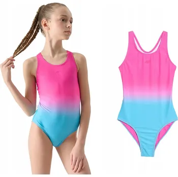 Dámské plavky 4F Dívčí jednodílné plavky 4FJWSS25USWSF093-96A Modré