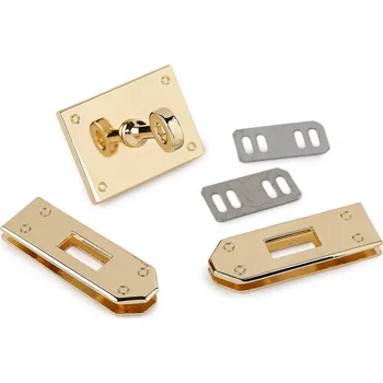 Sada zapínání na tašku Balení: 1 sada, Varianta: 2 zlatá klasik - 8596475695121