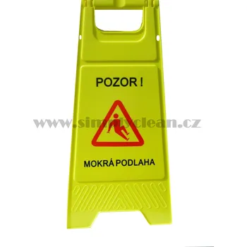 Výstražný stojan "Mokrá podlaha"