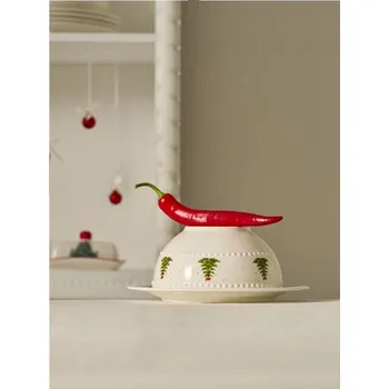 Vánoční dekorace Sinsay - Keramická vánoční miska s motivem vánočního stromku - bílá - 415GI-00X - 415GI-00X-ONE