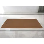 DARRÉ Koupelnová předložka CASA PURA - tmavě hnědá - GOTS