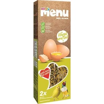 Krmivo pro ptáka Comfy Menu Vajíčkové tyčinky pro kanáry a exotické ptáky 90 g