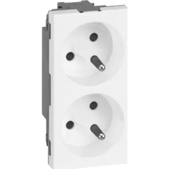 spínač Simon Connect SIM-50000468-030 2zásuvka 500 CIMA, český standard, bílá