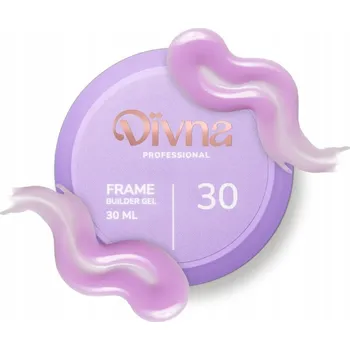 Lak na nehty DIVNA Frame Builder Gel 30 30 ml barevný gel na nehty