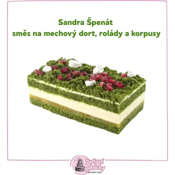 Přisada na vaření a pečení Sandra Špenát (směs na mechový dort, rolády a korpusy) 1 kg