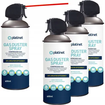 Čistící sada STLAČENÝ VZDUCH VE SPREJI S TRUBIČKOU 3x 600ml