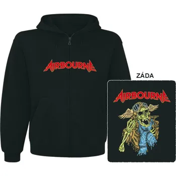 Pánská mikina Airbourne - mikina s kapucí a zipem 1