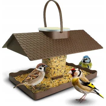 Krmítko pro ptáka KRMÍTKO DOMEČEK BUDKA NA KRMIVO ZRNO SLUNEČNICE PRO DIVOKÉ PTÁKY