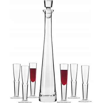 Sklenice Sada na likér/vodku: karafa 300 ml + 6 skleniček 30 ml Krosno Empire