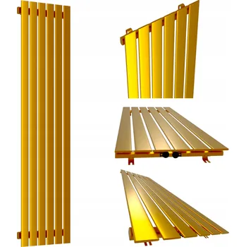 Radiátor Dekorativní radiátor Pro-Term 637 W zlatý