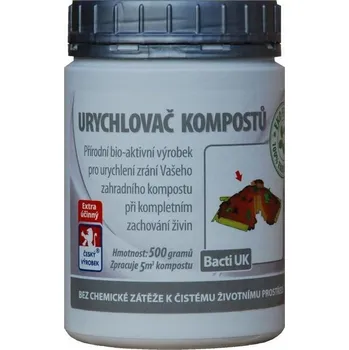 Hnojivo Organický urychlovač kompostování, přírodní prášek 0,5 kg / 0,5 l