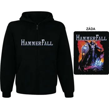 Pánská mikina Hammerfall - mikina s kapucí a zipem 3