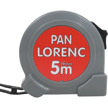 metr metr svinovací, „PAN LORENC“, jednobrzdový, 19 mm x 5 m 0.16 Kg TOP Sklad4 500030 (0.16 Kg TOP Sklad4 500030)