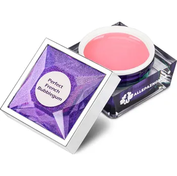 Umělé nehty ALLEPAZNOKCIE Stavební UV gel Perfect French Bubblegum 50g