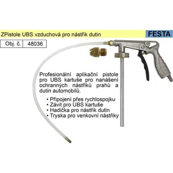 Sada nářadí Pistole UBS vzduchová pro nástřik dutin a podvozků 0.442 Kg NÁŘADÍ Sklad2 48036 (0.442 Kg NÁŘADÍ Sklad2 48036)